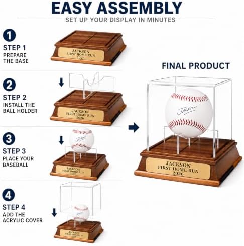Personalized Baseball Display Case - Image 7