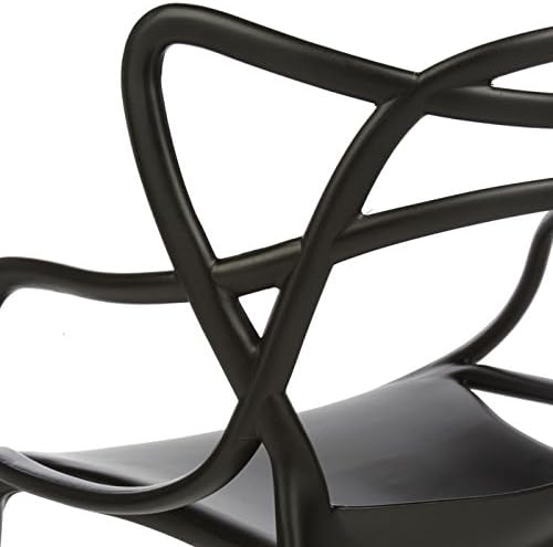 2xhome Modern Dining Chair | Stackable Indoor or Outdoor Entangled Side Chair | - Image 8