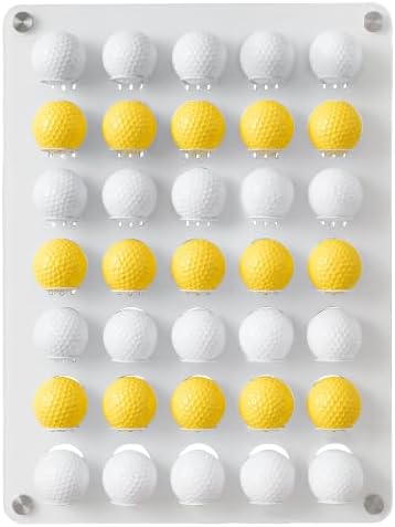 Metal Golf Ball Display Case Wall Mount by TAPEERA
