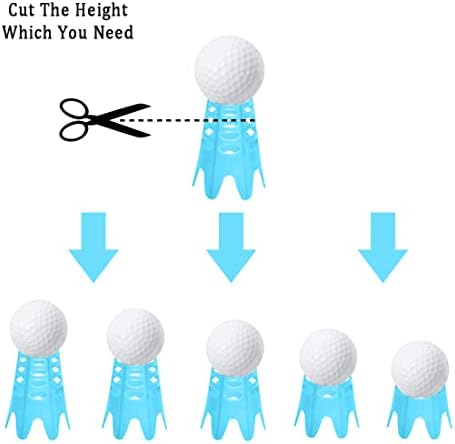 Plastic Golf Simulator Tees for Indoor Outdoor Practice Training, Golf Mat Tees - Image 4