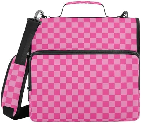 Zipper Binder Bag 3 Ring File Folder Portfolio Organizer Zippered Binder Bags by Emelivor
