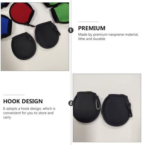Golf Ball Cleaning Pouch with Neoprene Protective Holder - Image 7