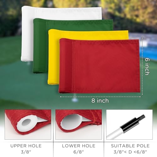 KINGTOP Solid Mini Golf Flags - Image 3