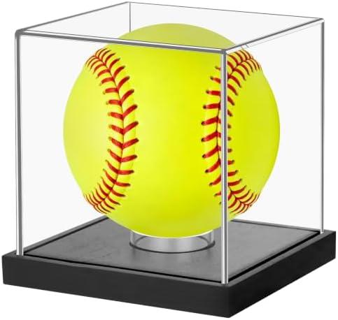 Clear Acrylic Softball Display Case by Hxezoc