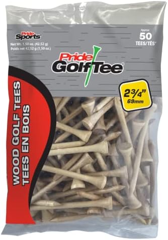 Pride Golf Tee, 2-3/4 inch Deluxe Tee by PrideGolfTee
