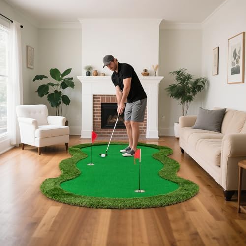 Tangkula 10 FT Golf Putting Green, Large Professional Golf Training Mat - Image 6