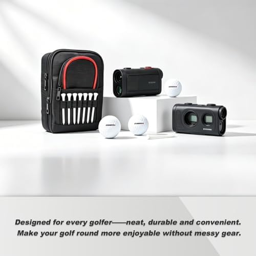 Golf Valuables Pouch Portable Multi-Pocket Storage Bag - Image 4