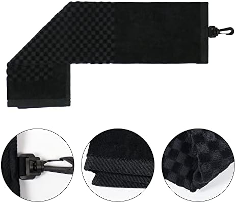 Cotton Golf Towel with Clip - Image 6