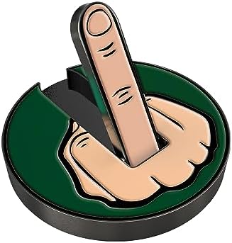 Ultimate Middle Finger Golf Ball Marker | Magnetic Hat Clip | Alignment Ball by K9King