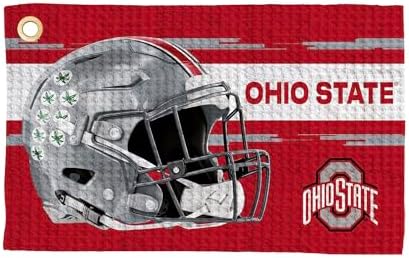 Northwest NCAA Golf Towel, Official Licensed Microfiber Waffle Fabric, by Northwest