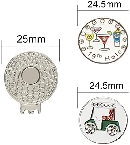 Golf Ball Markers with Hat Clips - Image 2