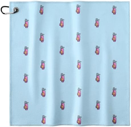Mile High Life Fun Print Golf Towel 16x24in, Microfiber Waffle by MileHighLife