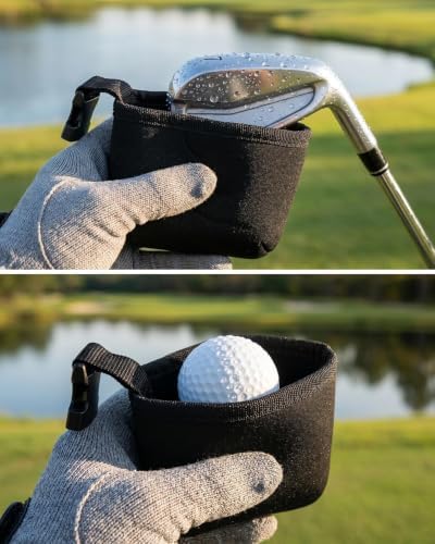 Golf Club & Ball Cleaner Bag Portable Scrubber Groove Cleaner - Image 5