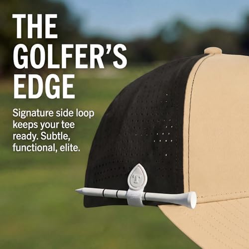 TOP-EX Men's Performance Snapback Hat, Water-Resistant, Breathable Golf Cap - Image 5