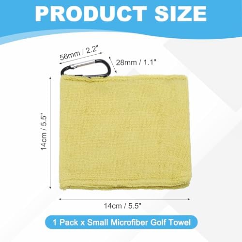 Small Microfiber Golf Towel, Pocket Golf Ball Towel - Image 2