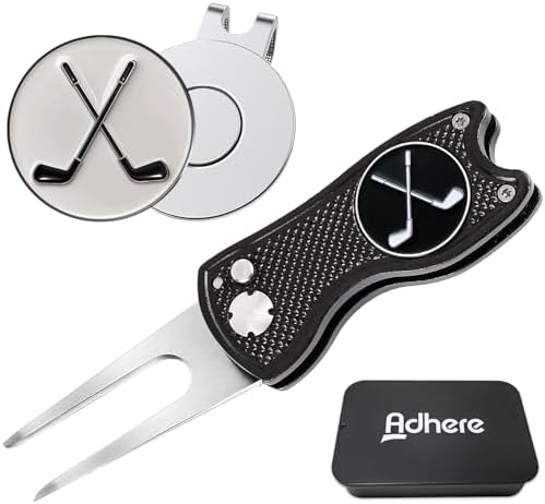 Adhere Golf Ball Markers & Divot Tools Personlized Enamel Ball Markers by Unknown