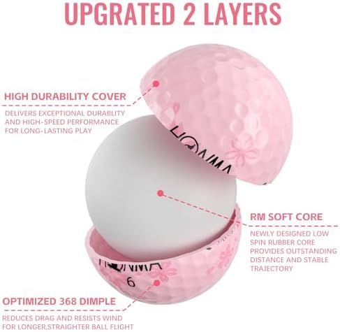 Honma D1 Distance Golf Balls, 1 Dozen - Image 3