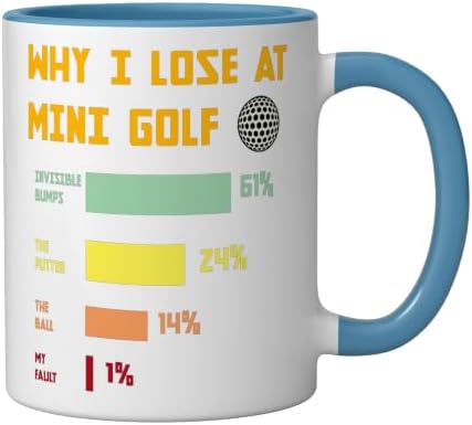 Mini Golf Champion Humor Family Golfers Ceramic Mug - Image 2