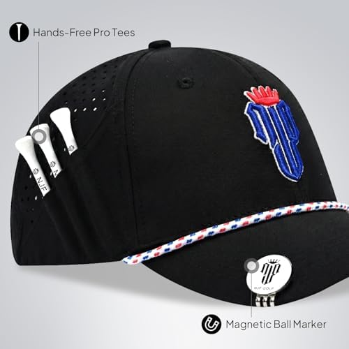 NJF Golf Performance Hats for Men - Image 3
