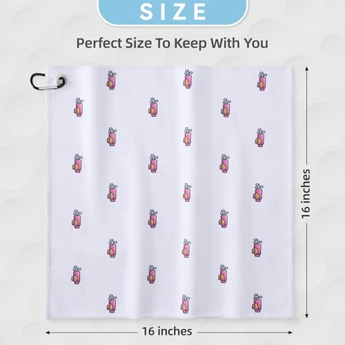 Mile High Life Fun Print Golf Towel 16x24in, Microfiber Waffle - Image 3