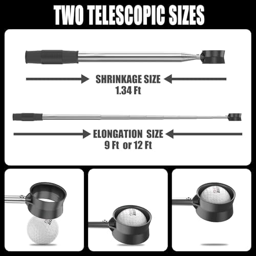 Telescopic Golf Ball Retriever-Picker Upper-Grabber-for Water - Image 6