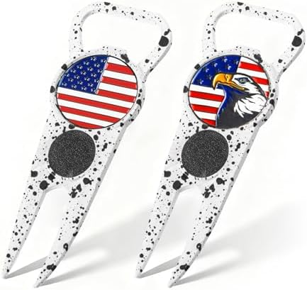 FINGER TEN 7-in-1 Golf Divot Repair Tool by FINGERTENSport