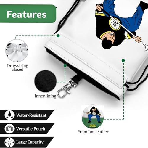 Artpreti Funny Golf Valuables Pouch, Golf Pouch Bag - Image 5