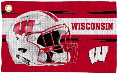 Northwest NCAA Golf Towel, Official Licensed Microfiber Waffle Fabric, by Northwest