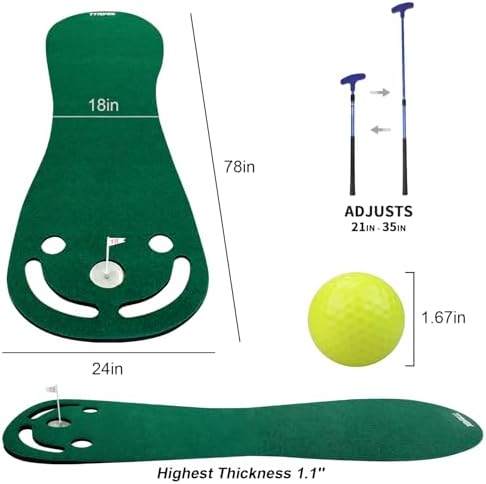 KOFULL Putting Green Mat Set-Mini Golf Set - Image 6