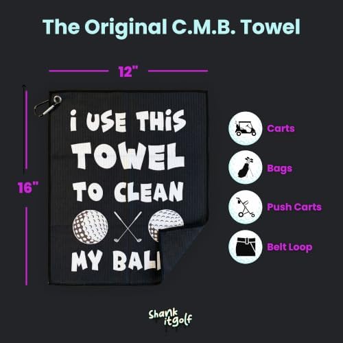 SHANKITGOLF Magnetic Golf Towel, Waffle Weave - Image 4