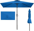 6.5' x 10' Rectangular Patio Umbrella Large Outdoor Market Umbrella w/UV by PatioKingdom