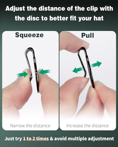 GreenHaven Magnetic Golf Hat Clip Marker Set - Image 4