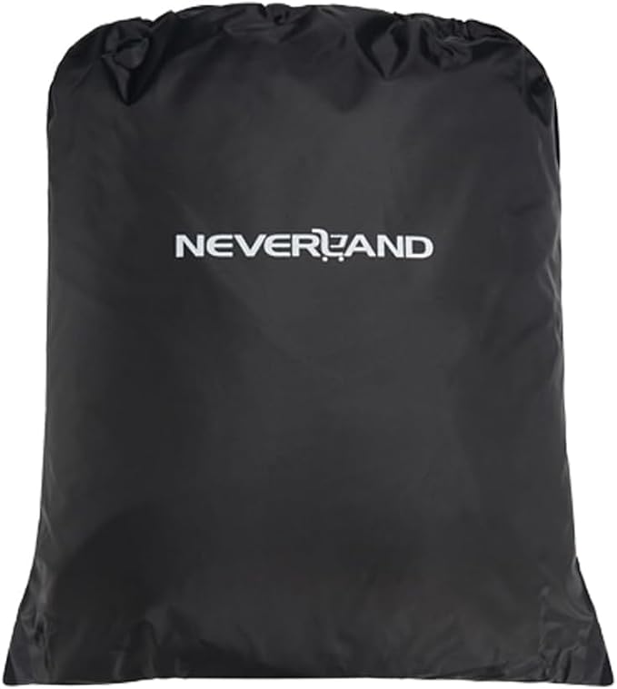 NEVERLAND Golf Cart Cover 2 Passenger, Heavy Duty 600D Golf Cart Covers, Waterproof Club Car Golf Cart Cover with Side Zipper Doors Compatible with EZGO Yamaha Club Car 2 Seat (Up to 95 Inch)