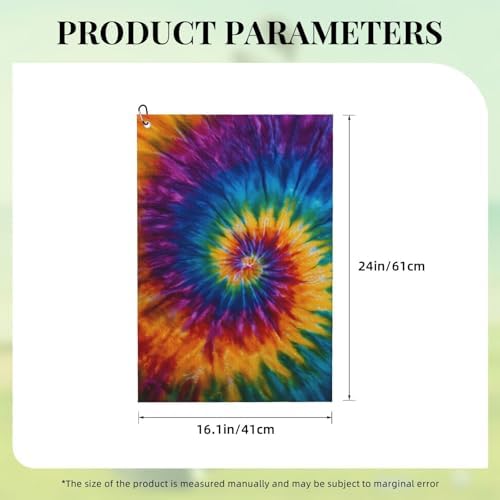 Tie Dye Golf Towel Microfiber - Image 2