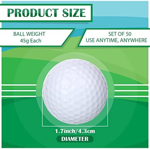 Jerify Practice Golf Balls Bulk 45g Golf Training Balls - Image 2