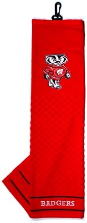 Team Golf NCAA Wisconsin Badgers Embroidered Golf Towel Embroidered Golf Towel by TeamGolf