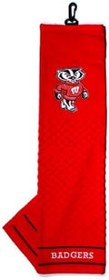 Team Golf NCAA Wisconsin Badgers Embroidered Golf Towel Embroidered Golf Towel by TeamGolf