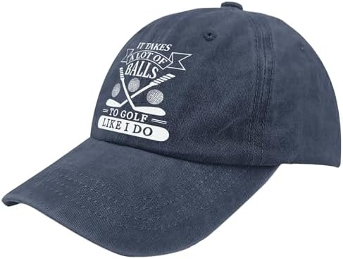 Weiweiwu it Takes a lot of Balls to Golf Like i do Hat Vintage Cotton Washed - Image 2
