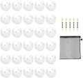 Plastic Golf Balls Practice Limited Flight Golf Training Ball Hollow Swing by Bac-kitchen