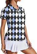 PINSPARK Women's Golf Shirt UPF 50+ Polo Shirts Short Sleeve Tennis Tops by Pinspark
