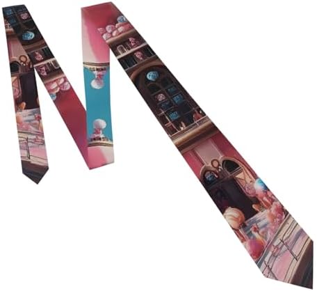 New York Landmark Polyester Men's Necktie, - Image 6