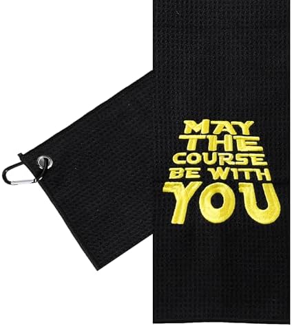 ZEETY Funny Golf Towel, Waffle Microfiber Golf Bag Towel by zeety