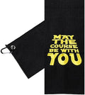 ZEETY Funny Golf Towel, Waffle Microfiber Golf Bag Towel by zeety
