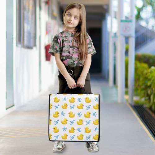 Zipper Binder Bag 3 Ring File Folder Portfolio Organizer Zippered Binder Bags - Image 3