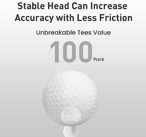 FINGER TEN Plastic Golf Castle Tees 100 Pack - Image 4