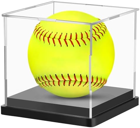 1PCS Softball Display Case Acrylic Clear Display Box Baseball Tennis Golf by Waenerec