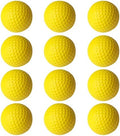 Practice Foam Golf Balls Pack of 12 Realistic Limited Flight Indoor Outdoor by PINMEI