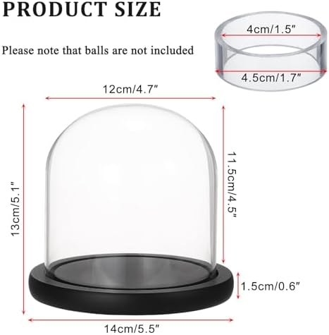 Softball Display Stand, Glass Ball Holder - Image 2