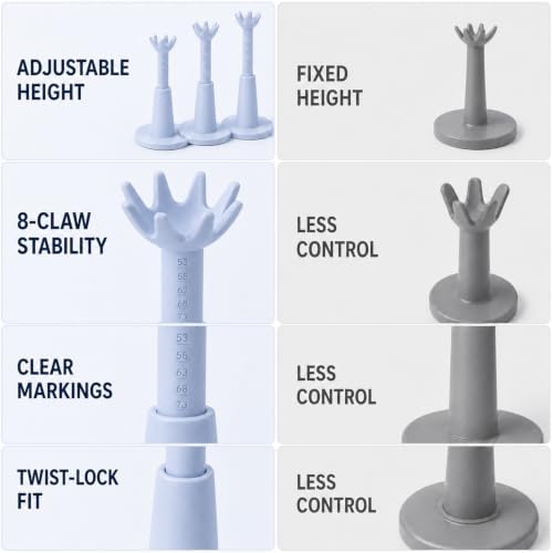 3 Pack Rotating Golf Tee for Mats, Height Adjustable 2.09 to 2.87 Inch - Image 6