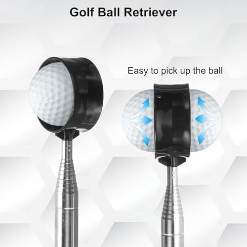 PATIKIL Golf Ball Retriever Telescopic Head Ball Grabber - Image 3